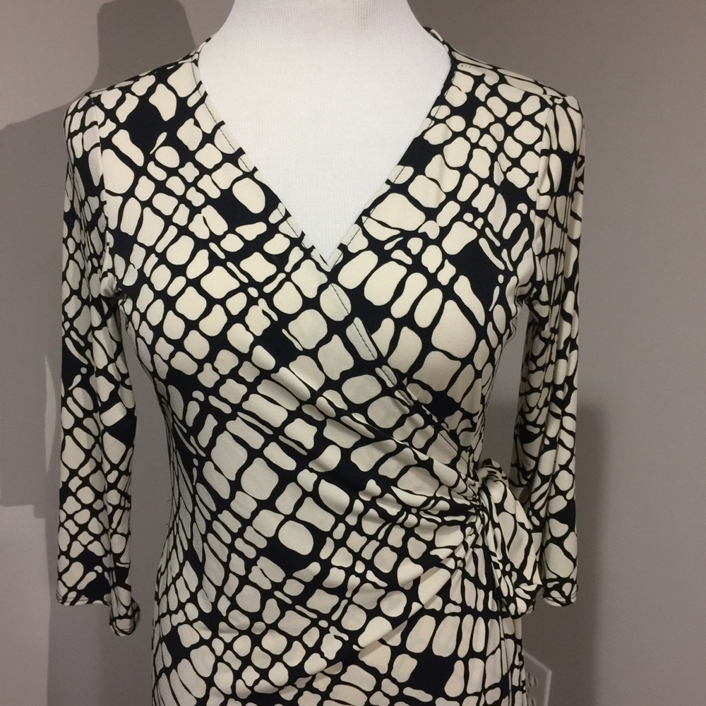 London Times Wrap Dress